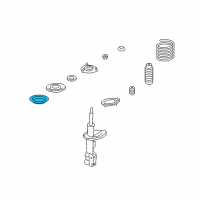 OEM 2009 Kia Optima Pad-Front Spring Upper Diagram - 546342G000
