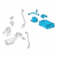 OEM Lexus GS200t Fuel Vapor Canister Diagram - 77740-53030