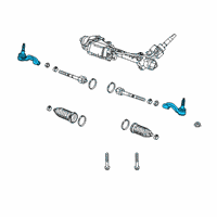 OEM 2019 Cadillac CT6 Outer Tie Rod Diagram - 23183691
