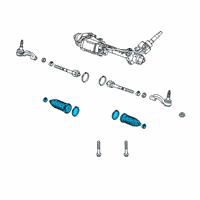 OEM 2016 Cadillac CT6 Boot Kit Diagram - 23255733