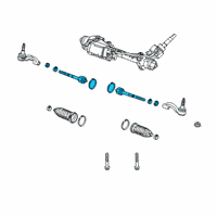 OEM Cadillac Inner Tie Rod Diagram - 23183694