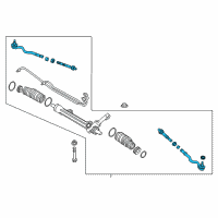 OEM BMW Z4 Left Tie Rod Diagram - 32-10-7-837-835