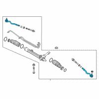 OEM BMW 330i Steering Tie Rod End Left Diagram - 32-10-6-774-220
