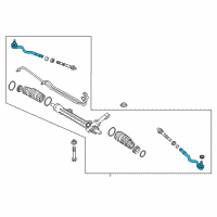 OEM 2004 BMW 325xi Steering Tie Rod End Left Diagram - 32-10-6-774-220