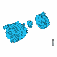 OEM BMW 740Ld xDrive Alternator Diagram - 12-31-8-570-672