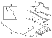 OEM 2021 Lincoln Navigator Inlet Hose Clamp Diagram - -W525861-S444