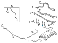 OEM Lincoln Navigator Inlet Hose Clamp Diagram - -W525861-S444