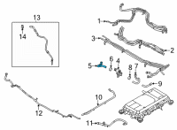 OEM 2022 Ford F-150 HOSE - HEATER WATER Diagram - ML3Z-18N344-B