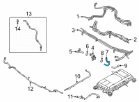 OEM 2021 Ford F-150 HOSE - HEATER WATER Diagram - ML3Z-18N344-C