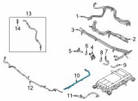 OEM 2022 Ford F-150 TUBE - HEATER WATER Diagram - ML3Z-18B402-C