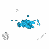 OEM 2001 Lexus IS300 Water Pump Assembly Diagram - 16100-49876-83