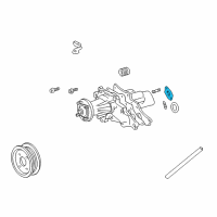 OEM Lexus Gasket, Water Inlet Housing, NO.2 Diagram - 16325-46010
