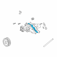 OEM 1999 Lexus GS300 Gasket, Water Pump Diagram - 16124-46070