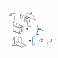 OEM Honda Cable Assembly, Ground Diagram - 32600-S9V-A00