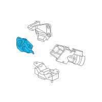 OEM 2006 Dodge Ram 1500 Bracket-Engine Mount Diagram - 52121505AC