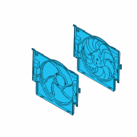 OEM 2016 BMW 328i Fan Housing Diagram - 17-42-8-641-963
