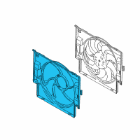 OEM BMW 328i xDrive Fan Shroud Diagram - 17-42-7-640-647