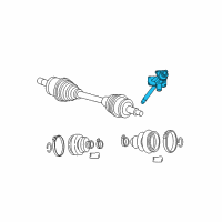 OEM 2016 Dodge Charger Intermediate Shaft Diagram - 68052285AC