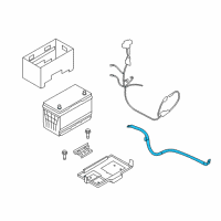 OEM 2009 Kia Borrego Battery Wiring Assembly Diagram - 918502J010