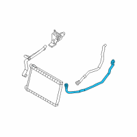 OEM 2010 BMW 335i xDrive Hose For Engine Inlet And Heater Radiator Diagram - 64-21-6-983-858