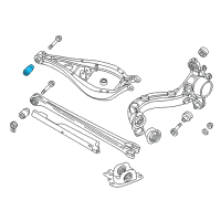 OEM 1998 BMW M3 Rubber Mounting Diagram - 33-32-1-092-247