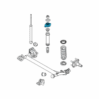 OEM 2009 Pontiac G3 Mount Diagram - 96456713