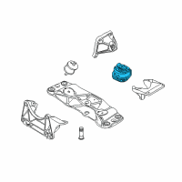 OEM 2004 BMW 760Li Engine Mount Diagram - 22-11-6-770-790