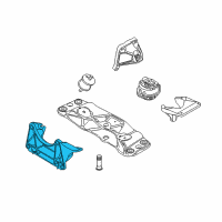 OEM 2003 BMW 760Li Automatic Transmission Mount Bracket Diagram - 22-32-6-772-288