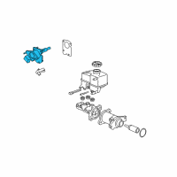 OEM 2012 Cadillac Escalade Adapter-Brake Master Cylinder Diagram - 22745421