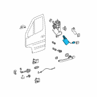 OEM Dodge Sprinter 2500 ACTUATOR-Power Door Lock Diagram - 5133986AA