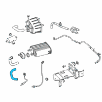 OEM 2022 Ram 3500 FUEL VAPOR TUBE TO CANISTER Diagram - 68466510AA
