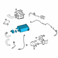 OEM 2021 Ram 3500 CANISTER-Vapor Diagram - 68466509AB