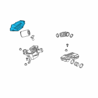 OEM 2004 Chevrolet Colorado Upper Housing Diagram - 15123627