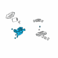 OEM Hummer H3 Lower Housing Diagram - 15290375