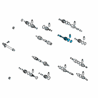 OEM 2022 Hyundai Palisade DAMPER Kit-FR Axle Dynamic, RH Diagram - 49587-S9450