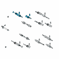 OEM Hyundai Palisade Joint & Boot Kit-FRT Axle WHEE Diagram - 49580-S1060