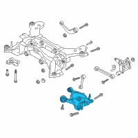 OEM 2013 Ford Fusion Upper Control Arm Diagram - GS7Z-5500-B