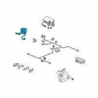 OEM 2001 Honda S2000 Reel Assembly, Cable Diagram - 77900-S2A-A01