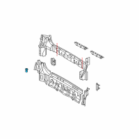Genuine Toyota Side Panel Plug diagram