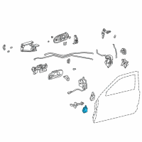 OEM 1987 Honda Accord Hinge, A Front Door Diagram - 67410-SM4-H11ZZ