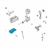 OEM 2006 Hyundai Elantra Pan Assembly-Engine Oil Diagram - 21520-23605