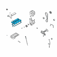 OEM 2008 Hyundai Tucson Cover Assembly-Rocker Diagram - 22410-23100