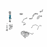 OEM 2005 Acura TL Filter Set, Fuel Diagram - 17048-SEP-A00