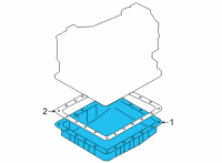 OEM 2021 Nissan Frontier Pan Assy-Oil Diagram - 31391-X280A