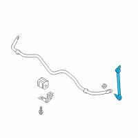 OEM Infiniti Rod Connecting, Rear STABILIZER Diagram - 54618-1MA0B