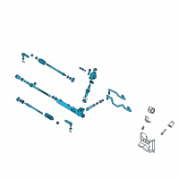 OEM Nissan Maxima Gear & Linkage-Power Steering Diagram - 49001-5Y715