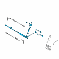 OEM 2002 Nissan Maxima Gear Assy-Power Steering Diagram - 49200-5Y715
