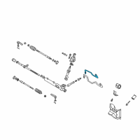 OEM Infiniti I30 Tube Assy-Cylinder Diagram - 49542-2Y903