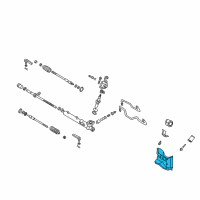 OEM 2000 Nissan Maxima INSULATOR-Heat, Power Steering Diagram - 48649-2Y000