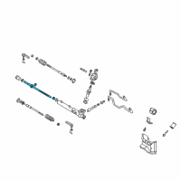 OEM Nissan Maxima Rack Assembly - Power Steering Diagram - 49271-2Y901